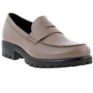 ECCO Modtray Taupe Loafer Sandal Size 41